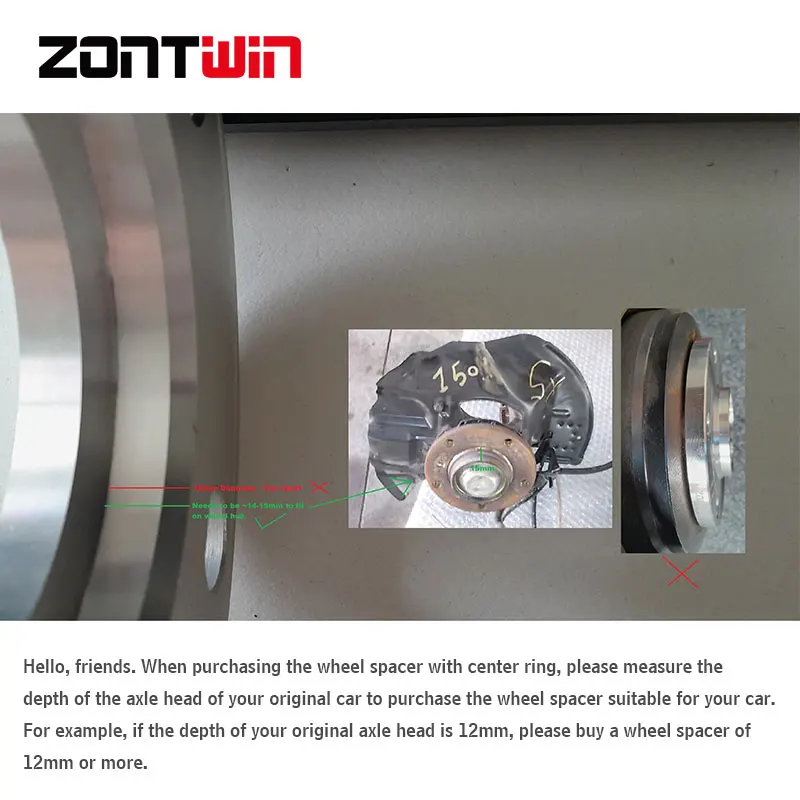 2 piezas 3/5/8/12/20mm adaptadores espaciadores de rueda PCD 5x130 CB 71,6mm para Porsche 911 918 928 944 718 Boxster Panamera Cayenne Q7 - imagen 5