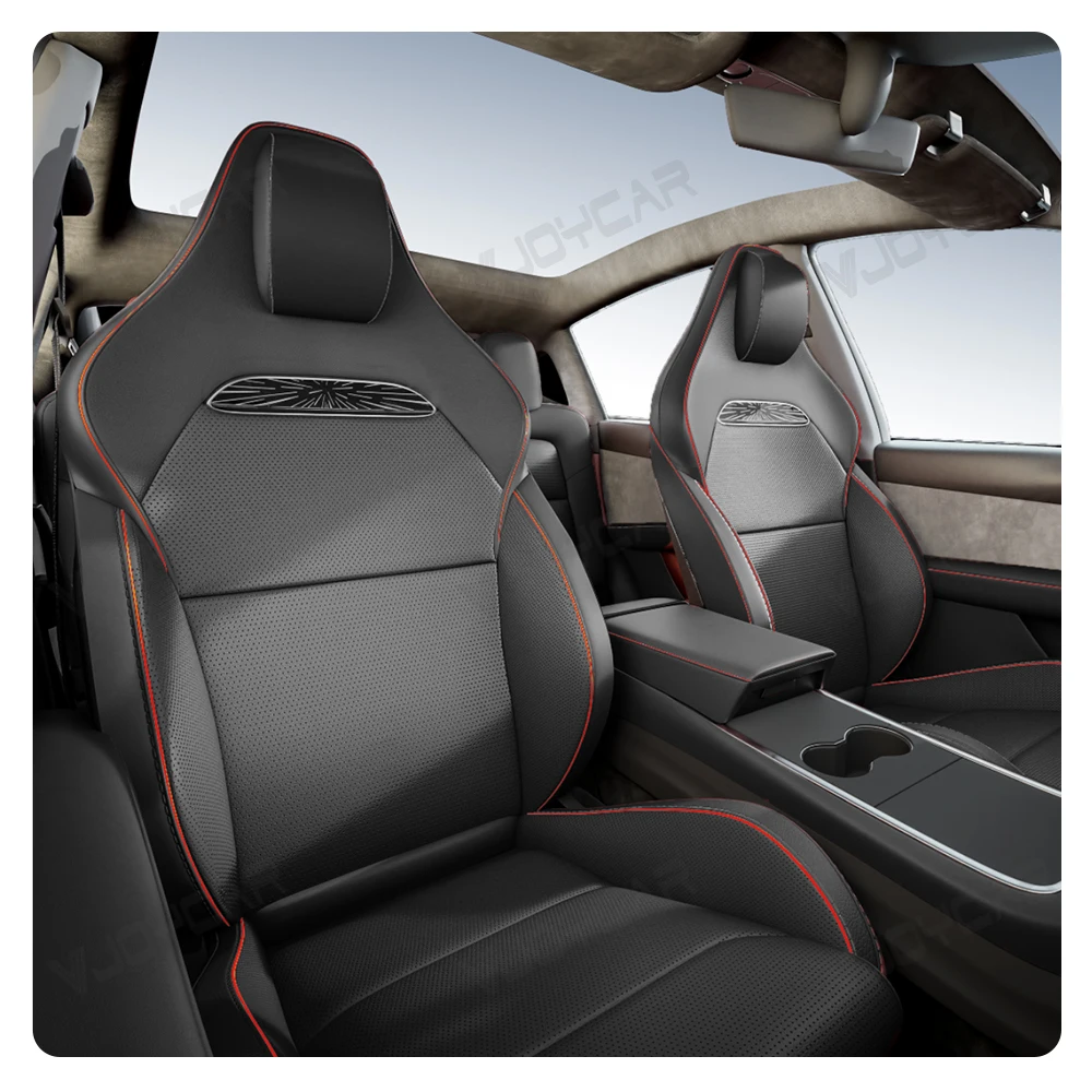 Kit asientos deportivos Vjoycar ventilados piel napa – Tesla Model 3 Highland y Y Juniper - imagen 2