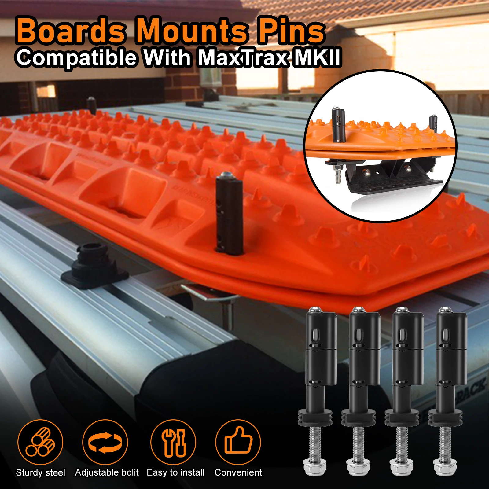 Pasadores antirrobo MaxTrax MKII para tablas de recuperación - imagen 2