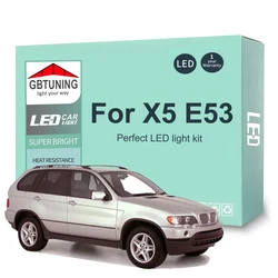 Bombillas LED Canbus para matricula BMW X5 E53 (2000-2006) compatibles