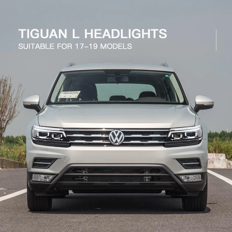 Conjuntos de faros LED Sewiyolin para Volkswagen Tiguan L 2017-2019