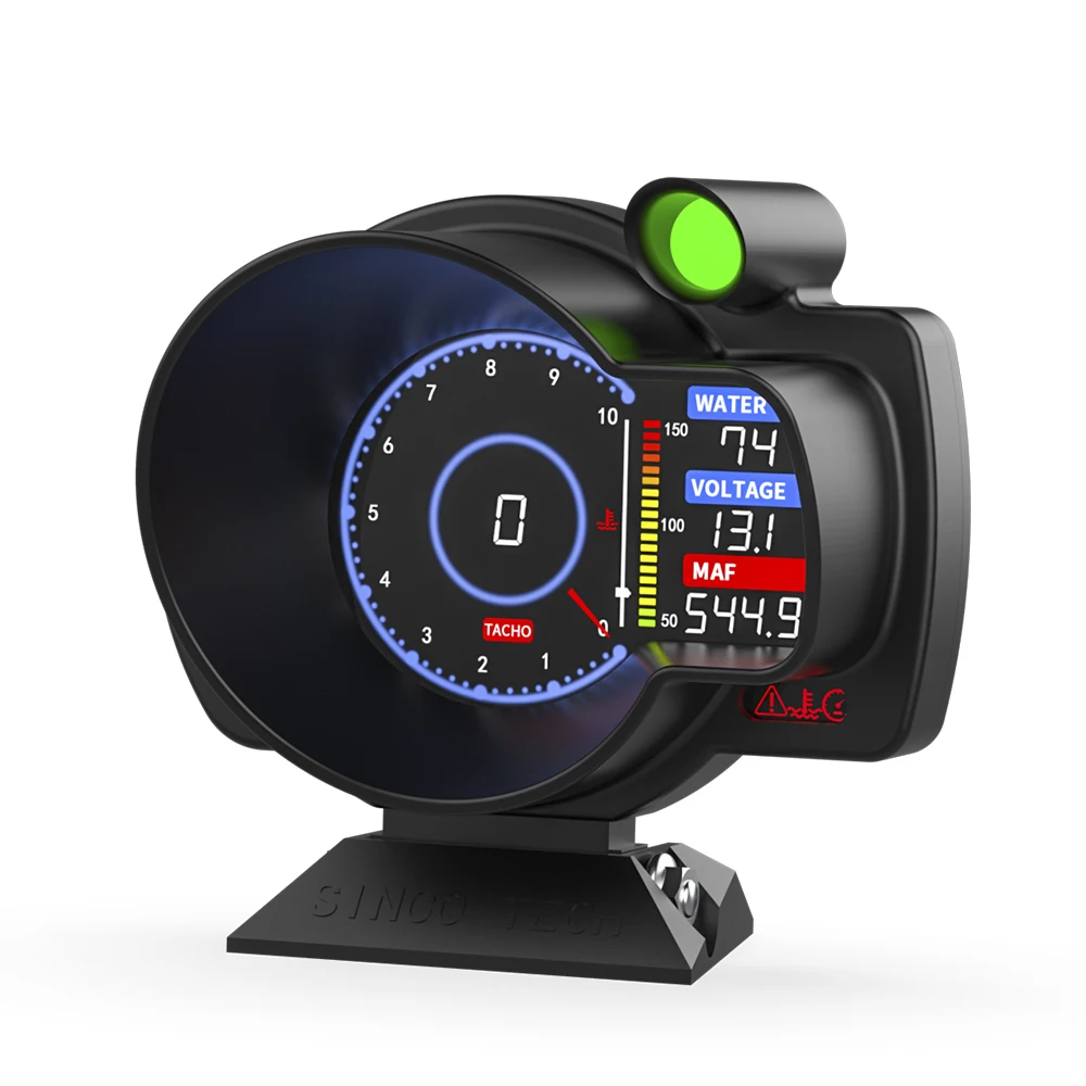 Pantalla LCD OBD multifunción: velocidad, voltaje y temperatura - imagen 2