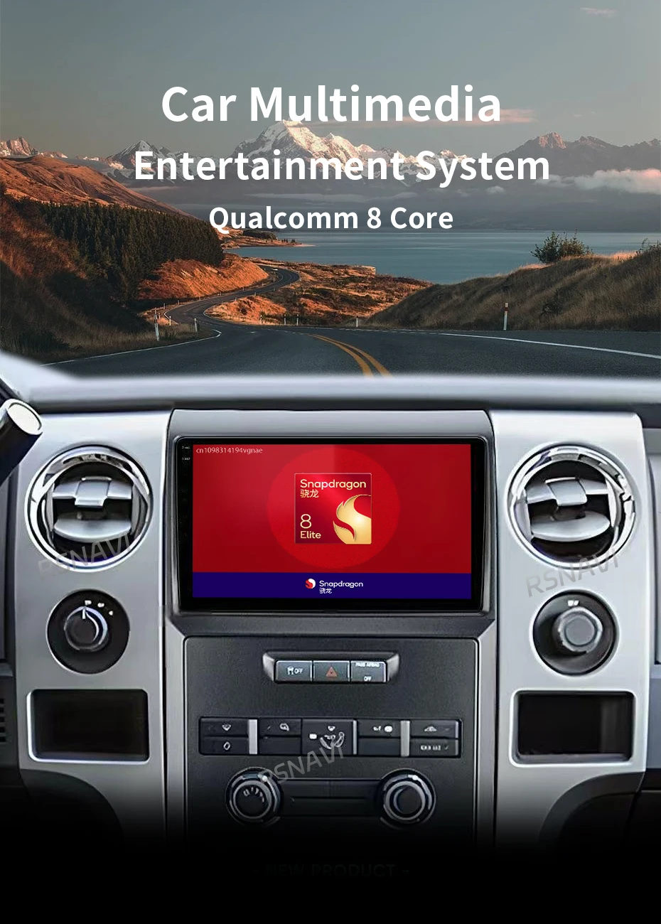 Pantalla del reproductor multimedia Android para automóvil
