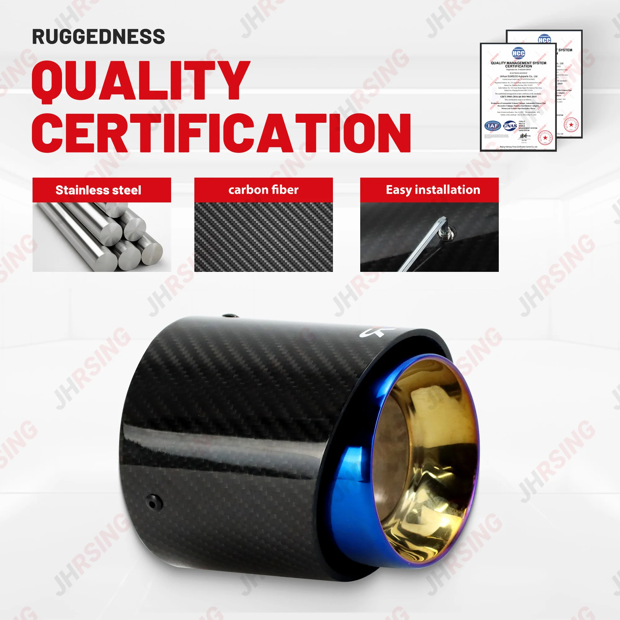 Punta de escape fibra carbono Mini Cooper S R55-R61 - imagen 4