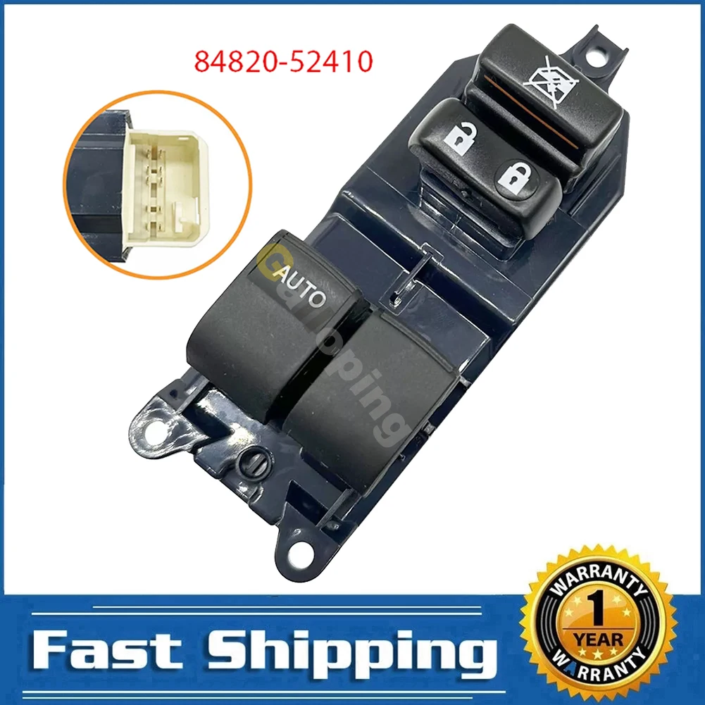 84820-52410 Botón elevalunas Toyota izquierdo FJ Cruiser y Yaris delantero