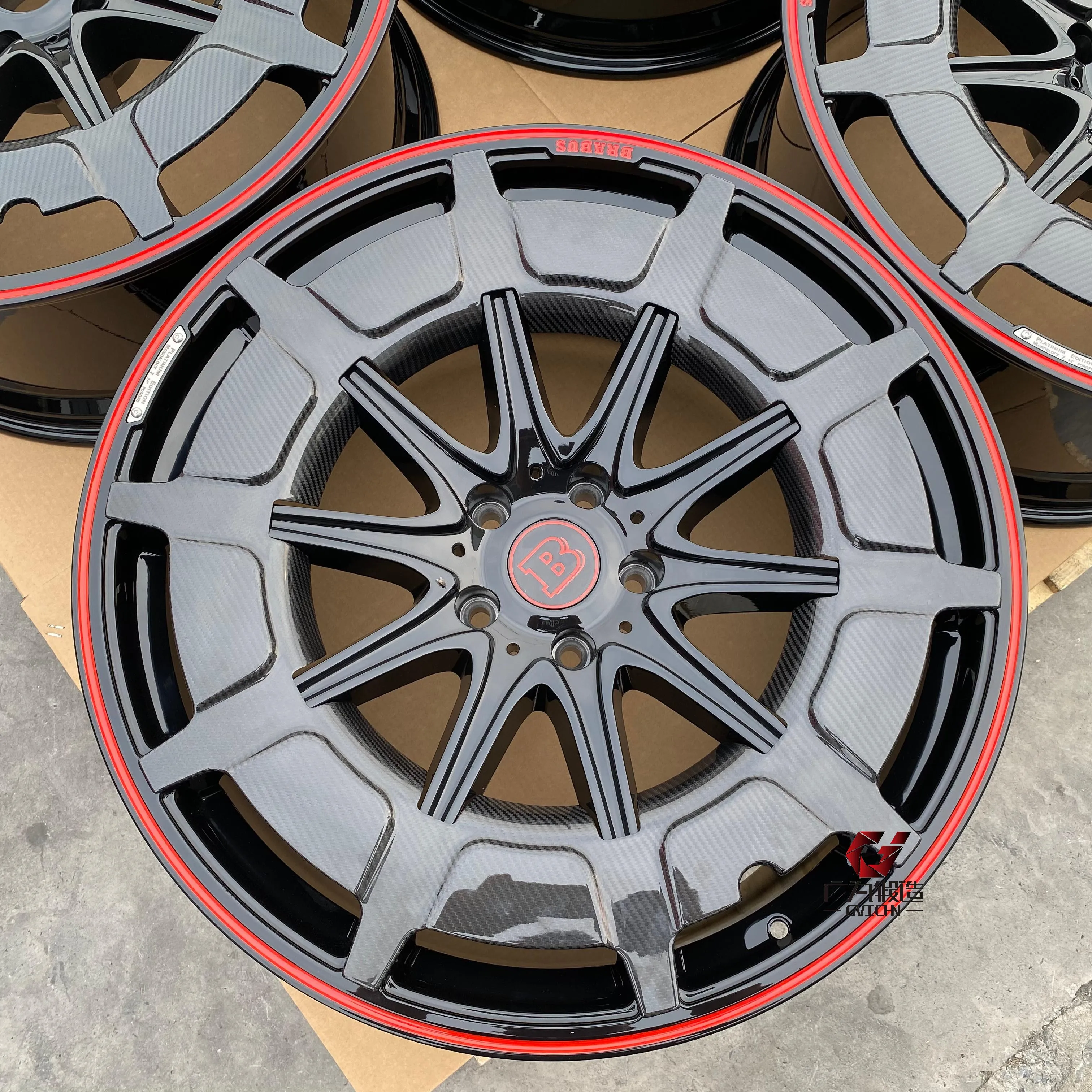 Llantas forjadas G900 con aro carbono – Mercedes G500 G63 - imagen 2