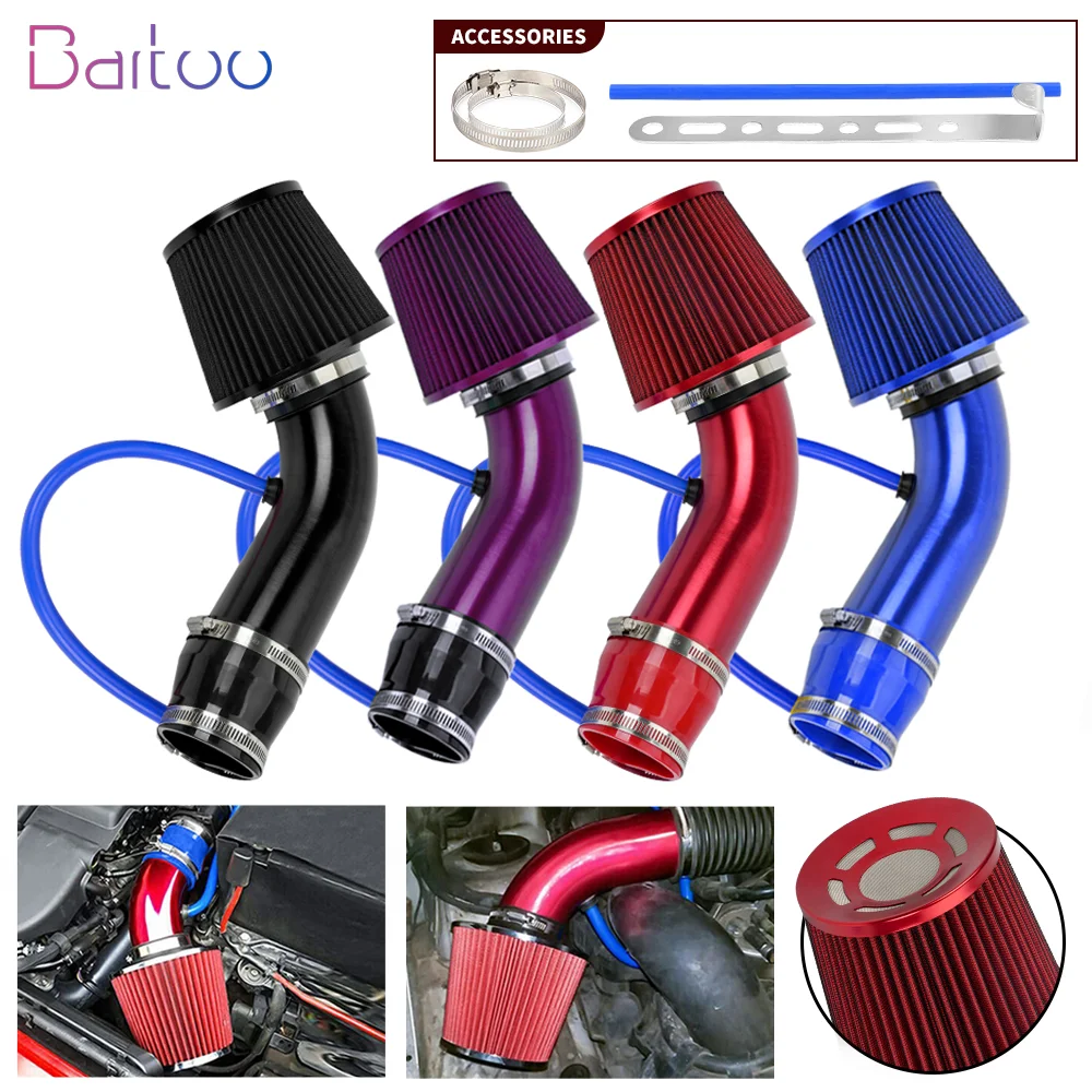 Kit admisión aire frío OFI095 76mm con filtro cónico turbo