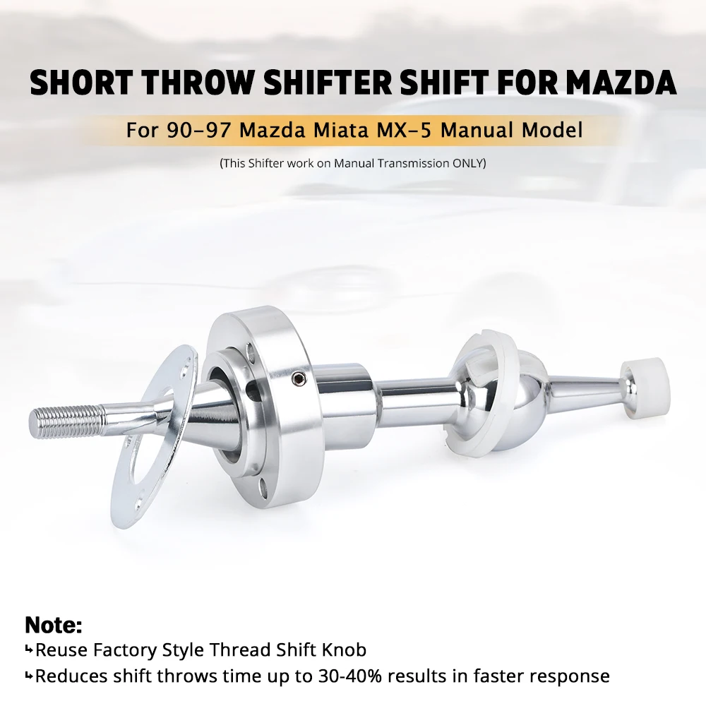 PQY Palanca de cambios corta para Mazda MX-5 Miata y RX-7 - imagen 2