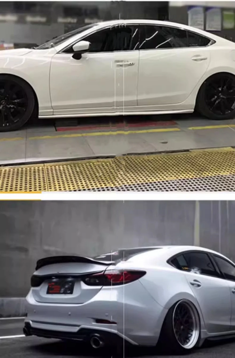 Falda lateral Mazda Atenza MS 2014-2018 labio trasero sin pintar - imagen 4