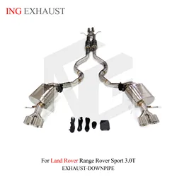 Escape catback ING SS304 con válvula para Range Rover Sport 3.0 T