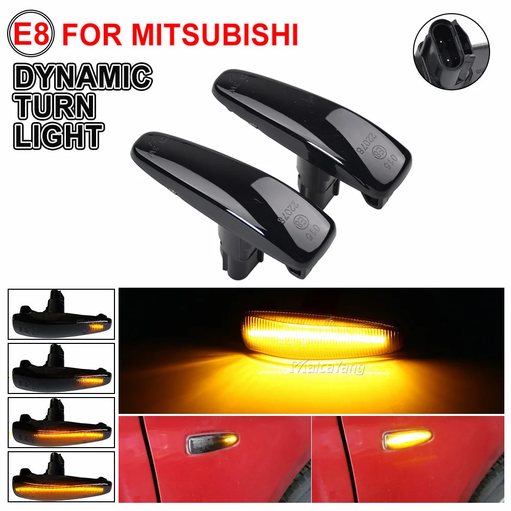 Intermitente dinámico LED ámbar Mitsubishi Lancer, Outlander y Mirage - imagen 3