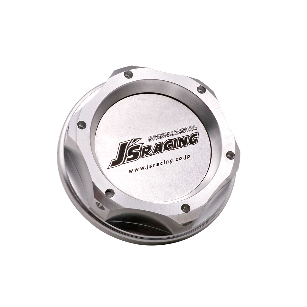 Tapa aceite aluminio JS Racing CNC 32mm rosca para Honda Acura