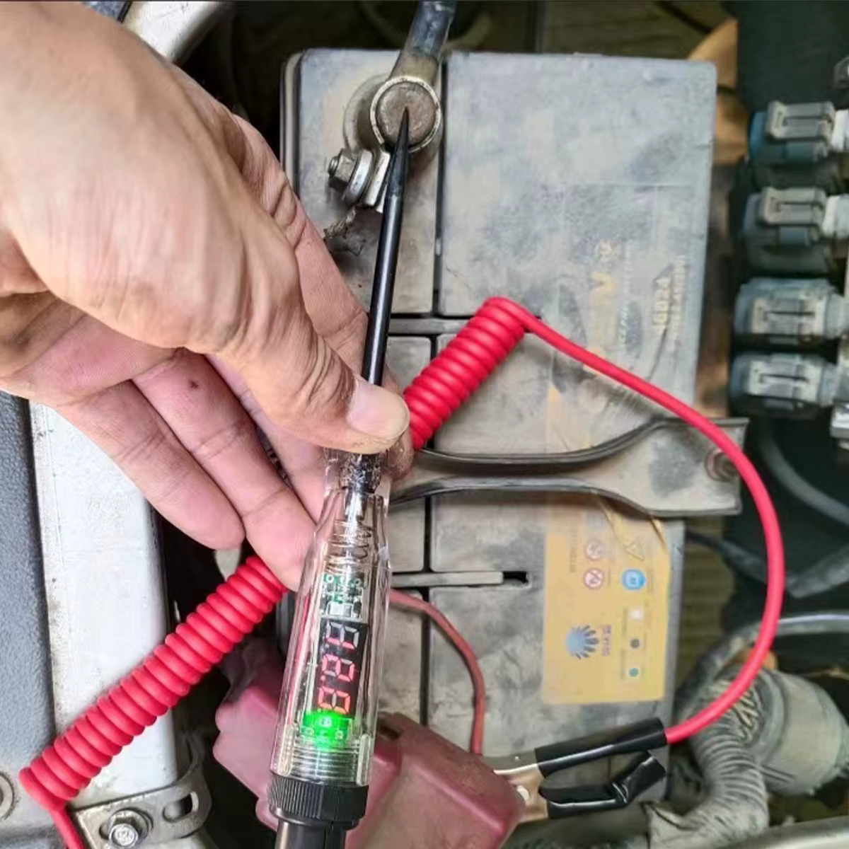 Comprobador de circuitos para coche de 5-120 V con pantalla digital - imagen 3
