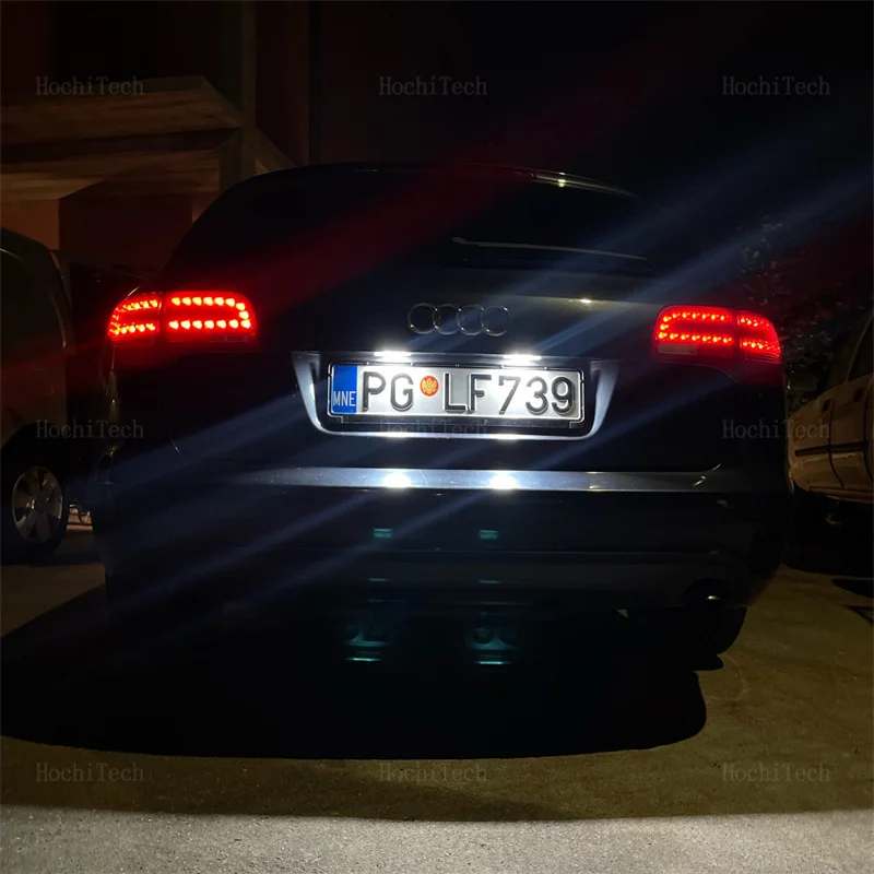 Luz LED de matrícula Audi Canbus sin errores para A3, A4, A6 y Q7 - imagen 4