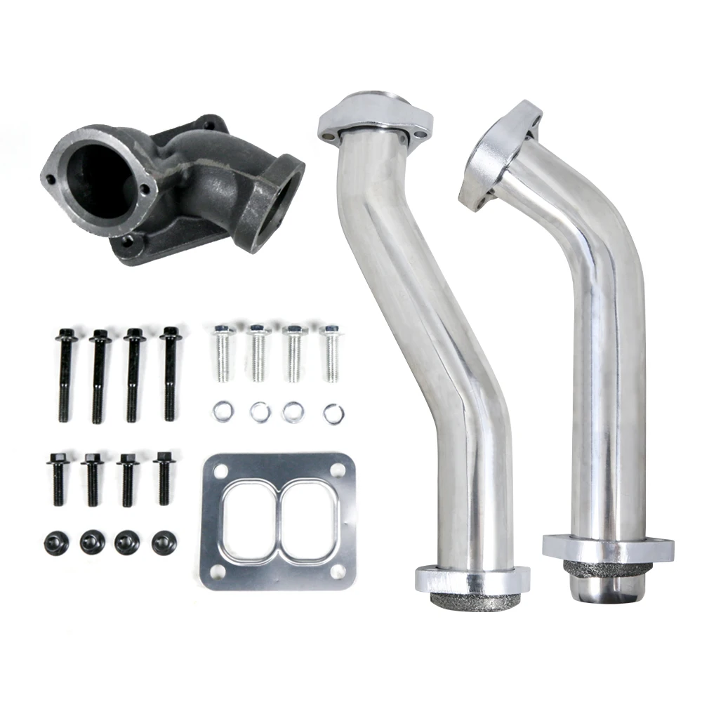 Kit de tubería de fuelle de acero inoxidable para Ford 7.3L Powerstroke