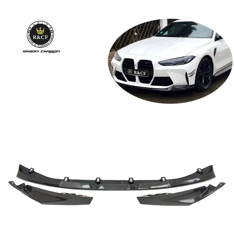 Labio paragolpes BMW M3 G80 fibra carbono MP Style