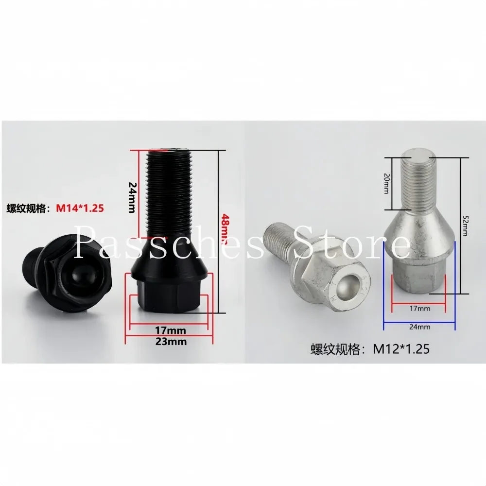 Tornillos de rueda OE para Alfa Romeo M12x1,25 y M14x1,25