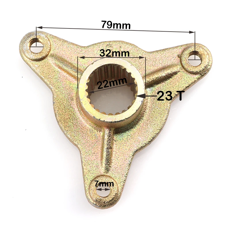 Eje trasero completo 78mm con buje de perno y kit freno disco hidráulico para Quad y Buggy - imagen 4