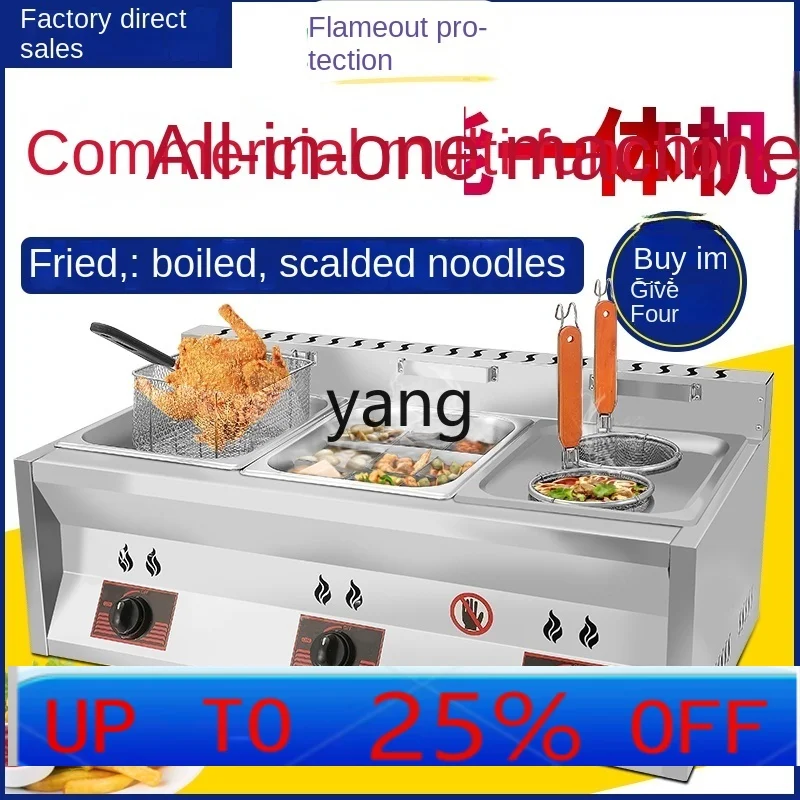 Cocina industrial de gas LHH para fideos y pollo frito
