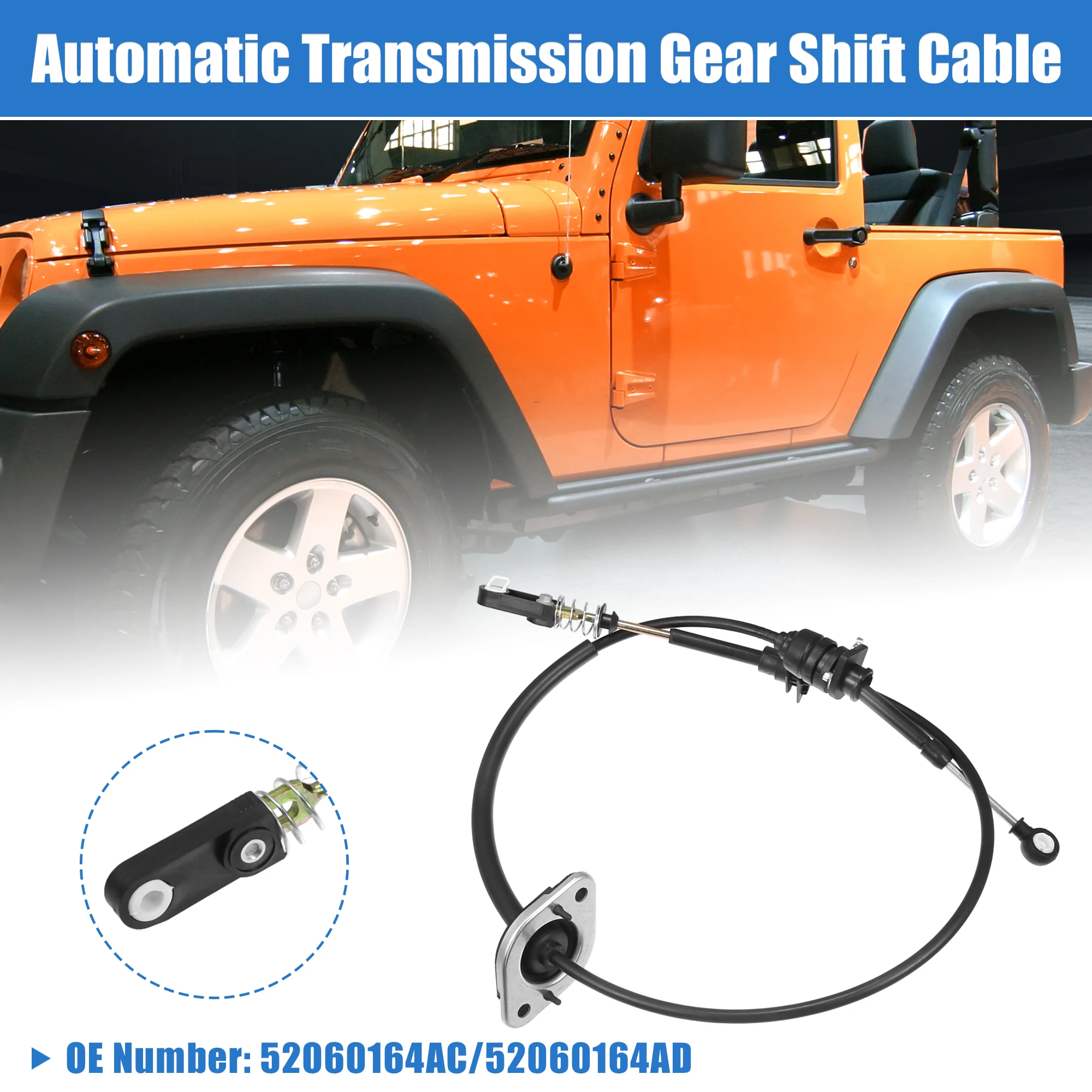 Cable palanca cambios Autohaux 52060164AC para Jeep Wrangler 2007-2010 - imagen 2