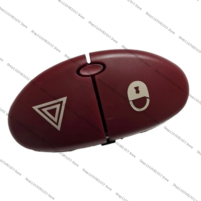 Para Peugeot 206 Citroen C2 interruptor intermitente de advertencia de peligro botón de interruptor de luz peligrosa interruptor de alarma de luz de emergencia estilo de coche - imagen 3