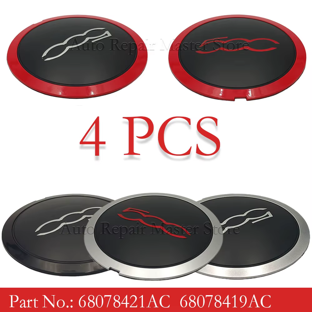Tapacubos centrales de rueda 133 mm para Fiat 500