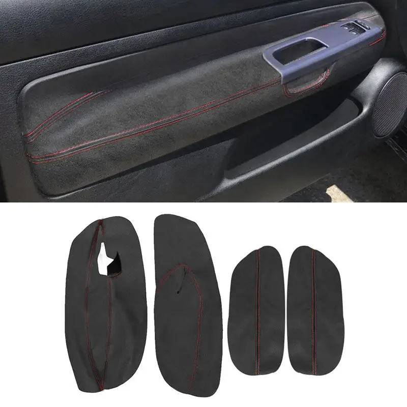Funda de reposabrazos de puerta en ante para VW Golf IV 3 puertas