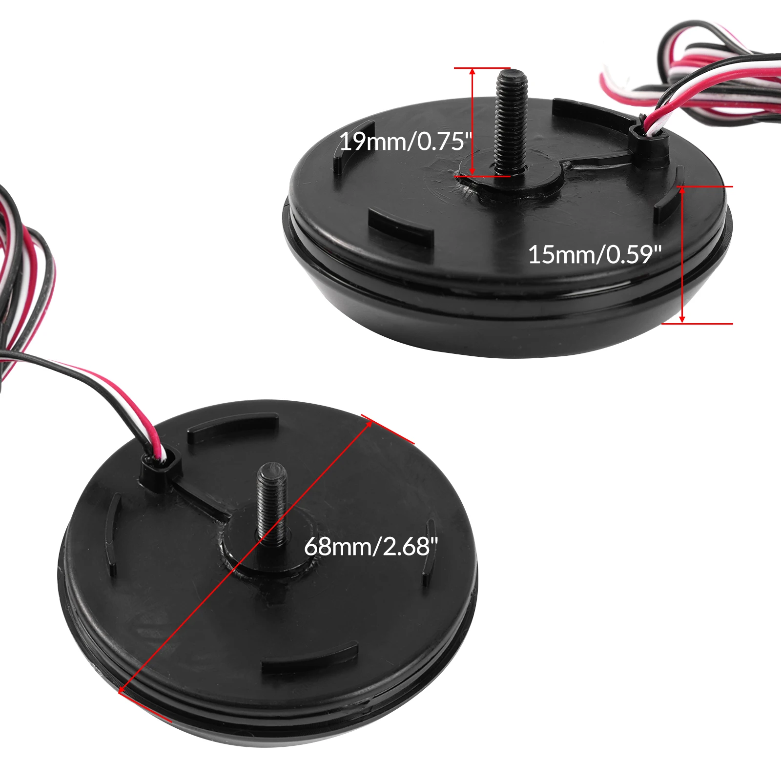 Kit reflectores LED parachoques trasero luz freno para Nissan Qashqai - imagen 5
