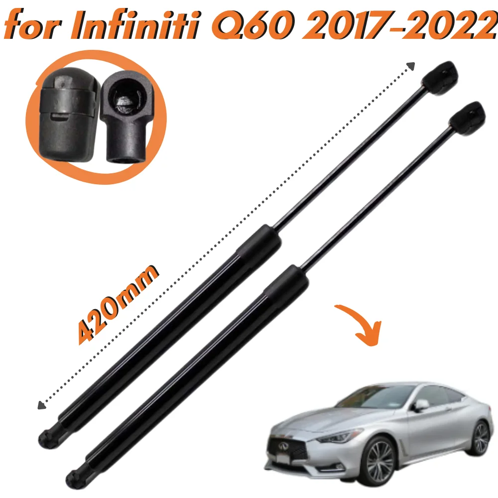Infiniti Q60 puntales de capó (2017-2022) - Soportes de elevación