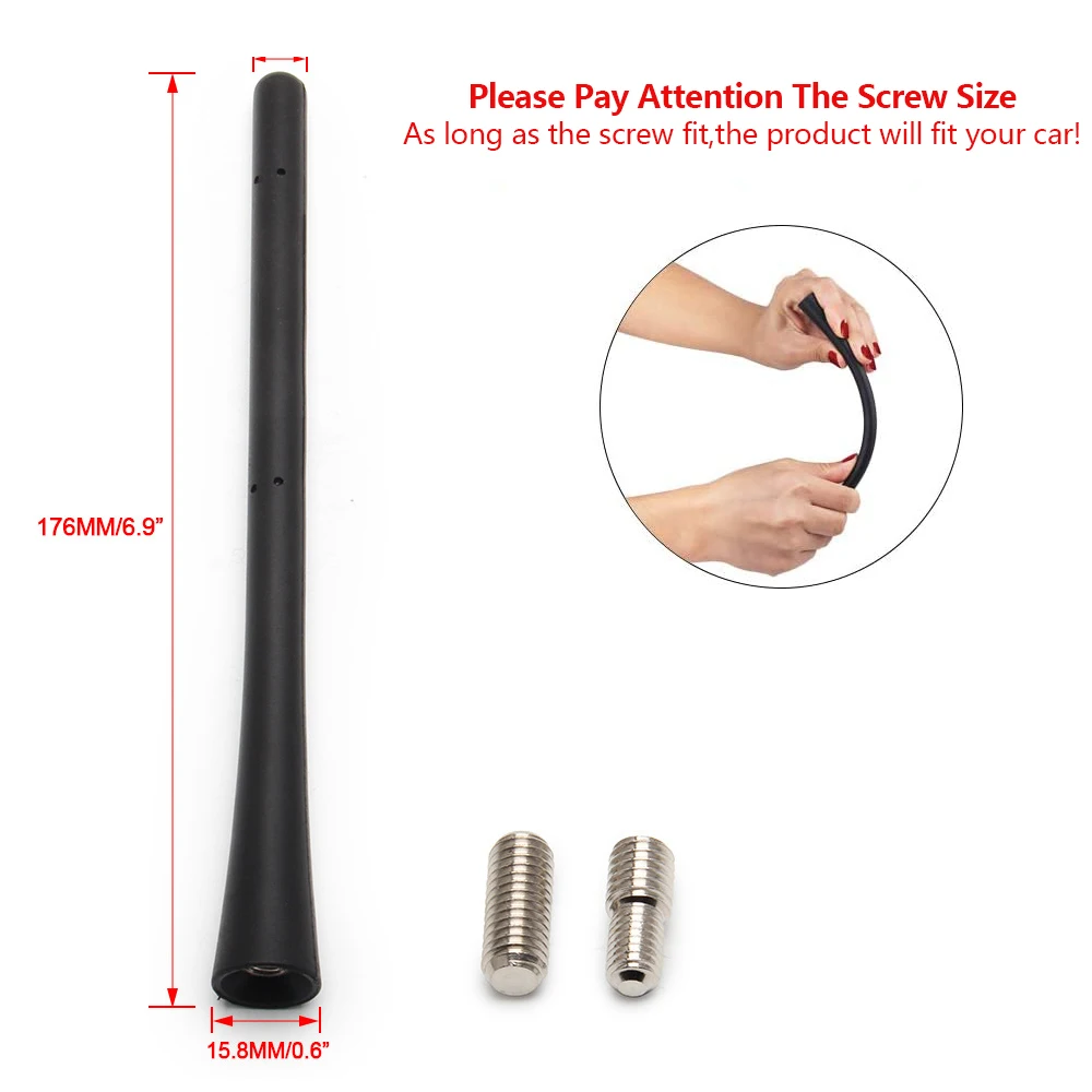 Antena AM/FM para Ford F-150 Raptor, F-250, F-350 y Dodge RAM 1500/2500/3500 - imagen 2