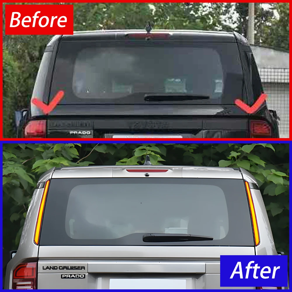 Pilotos traseros LED para Toyota Land Cruiser Prado LC250 2024 - imagen 2