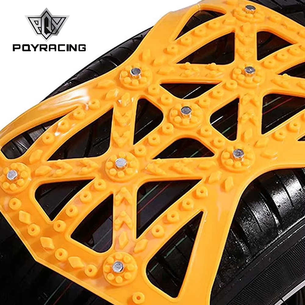 Cadenas de nieve ajustables de TPU antideslizantes para coche