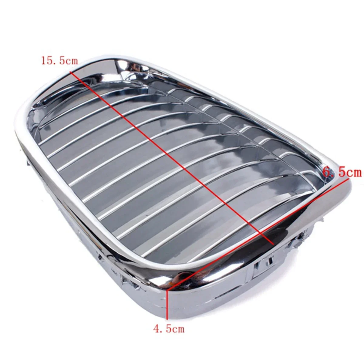 Parrilla de riñón cromada para BMW Serie 5 E39 1995-2003 - imagen 2