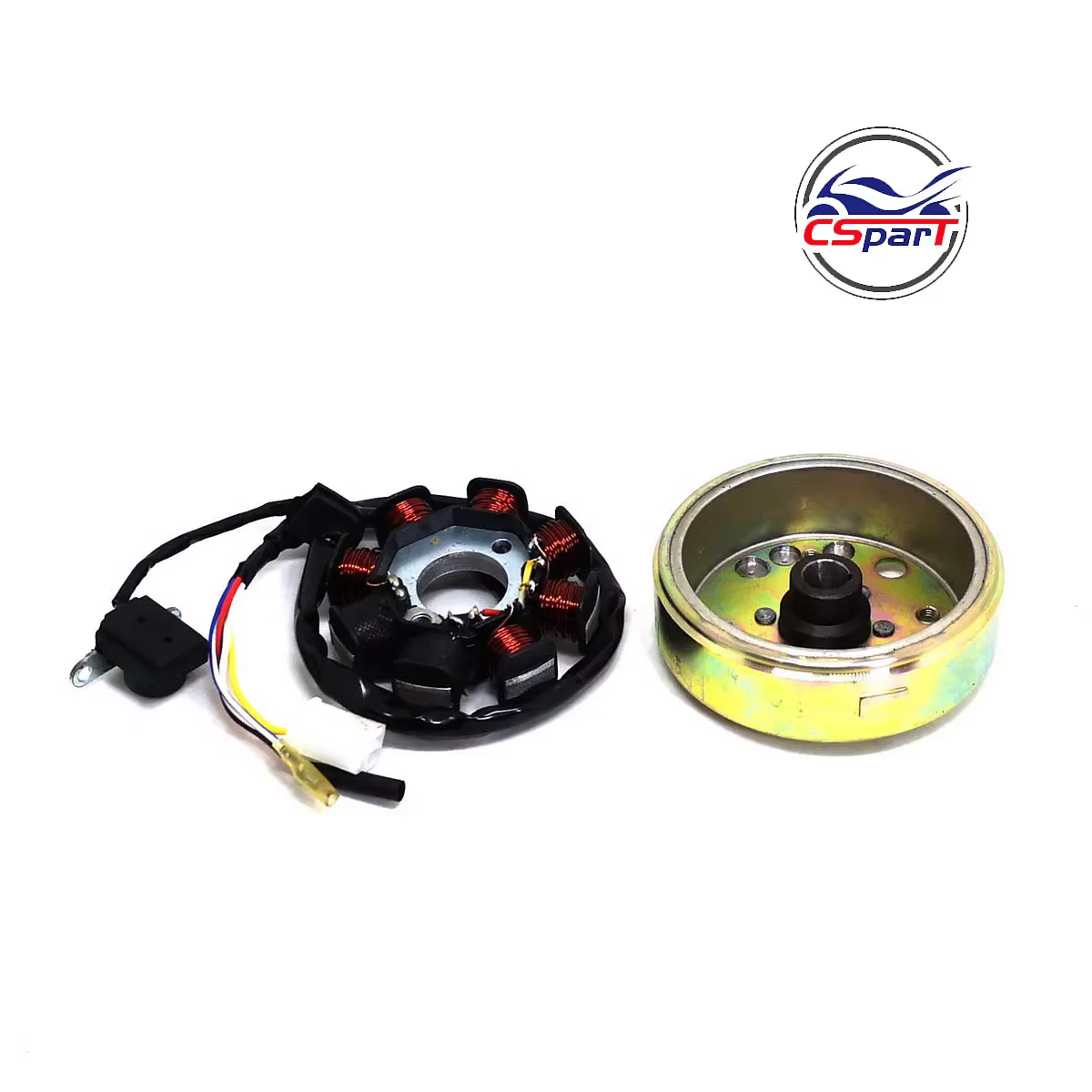 Kit de estator magneto rotor GY6 Taotao SunL 49-100cc Scooter - imagen 2