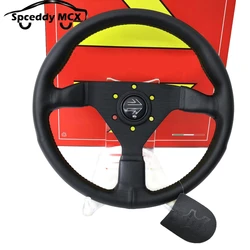Volante deportivo Drift Racing JDM V2 de ante negro, 320 mm