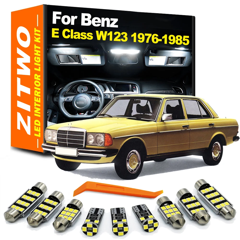 ZITWO Kit luz LED placa matrícula Mercedes Benz Clase E W123 1976-1985