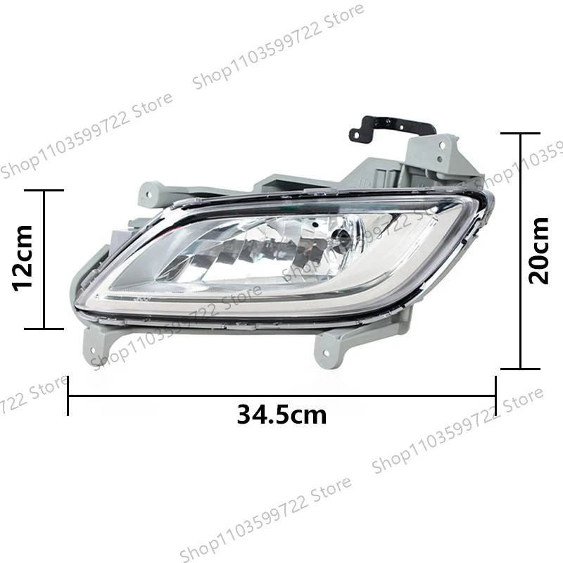Luz antiniebla de parachoques delantero para coche, luz de conducción diurna para Hyundai Veloster 2012, 2013, 2014, 2015, 2016, 2017 - imagen 3