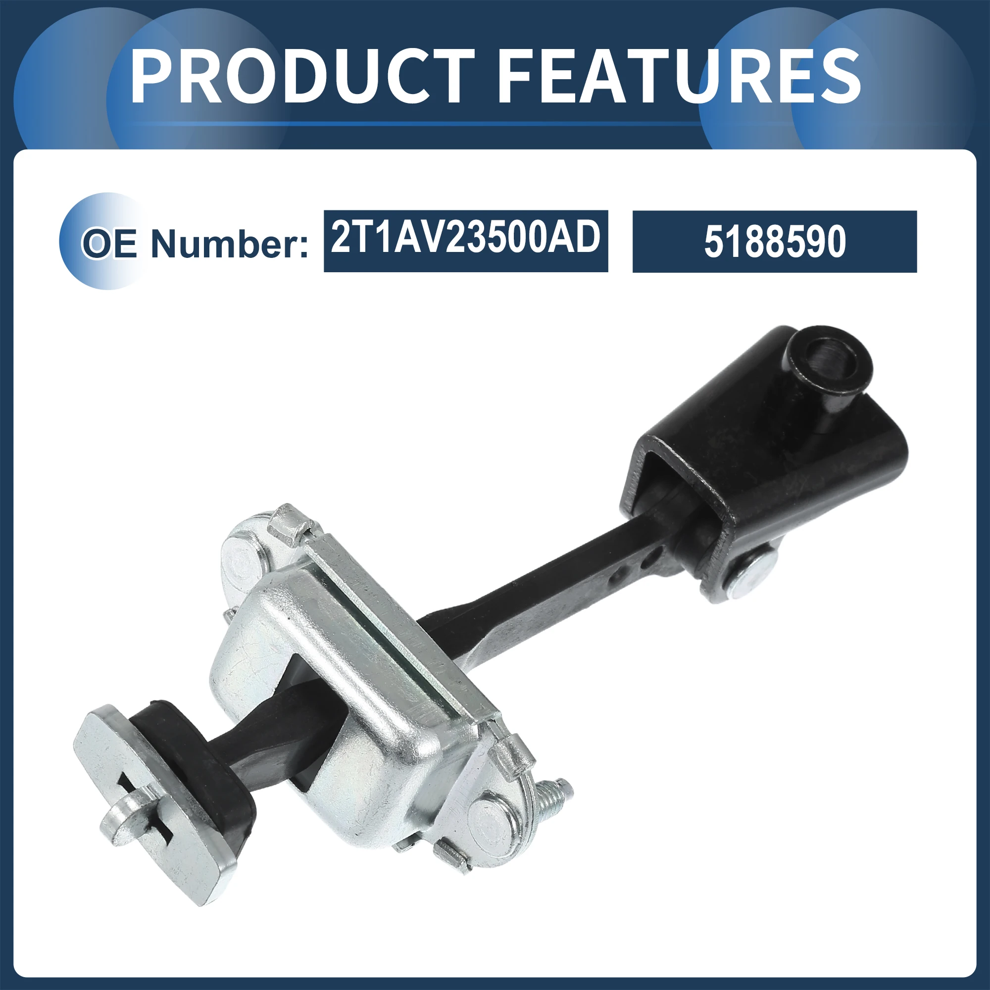 UXCELL Limitador de puerta delantero Ford Transit Connect 2002-2013 - imagen 5