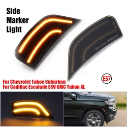 Luz posición lateral LED ámbar Chevrolet Tahoe, Yukon y Escalade