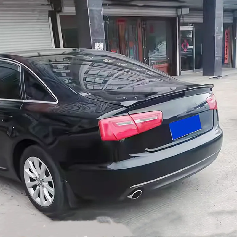 Alerón de maletero ABS negro carbono para Audi A6 C7 2012-2018 - imagen 3