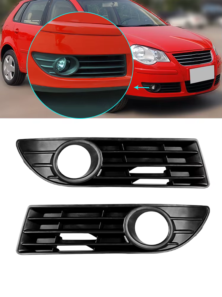 Rejilla antiniebla delantera VW Polo 2006-2009, ref. 6Q0853666G