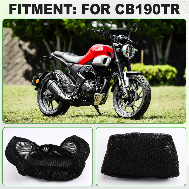 Funda asiento malla 3D transpirable para Honda CB190TR - imagen 5