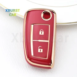 Funda protectora de TPU para llave Nissan de 2 botones