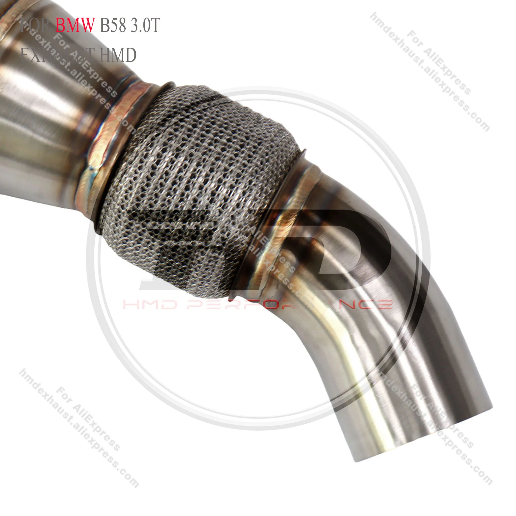 Detalle del downpipe
