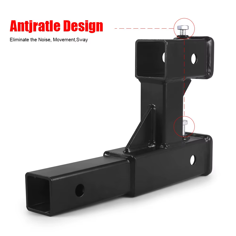 Adaptador doble de enganche para remolque 50 mm extensible 3000 kg - imagen 4