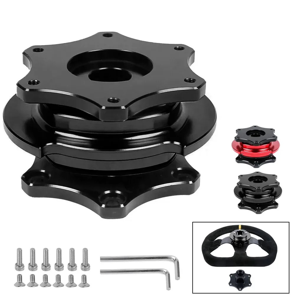Buje de liberación rápida para volante universal 6x70 mm en D - imagen 2
