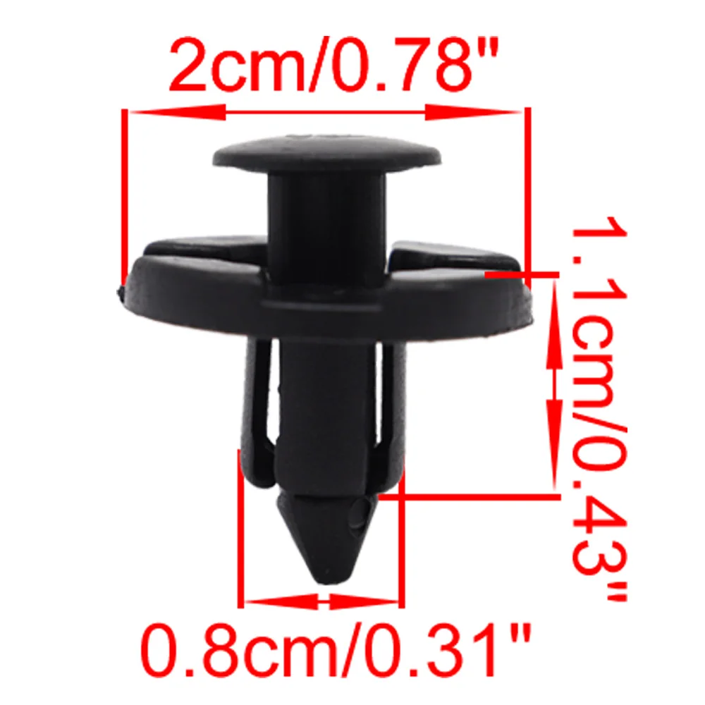 Para Nissan Qashqai J10 J11 2007 2008 - 2017 Dualis parachoques de coche rueda arco embellecedor Clip revestimiento guardabarros remache reemplazo - imagen 3