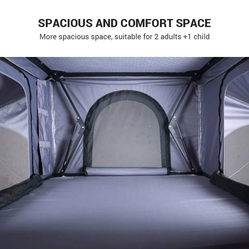 Tienda de techo emergente de aluminio para camping en coche - imagen 4