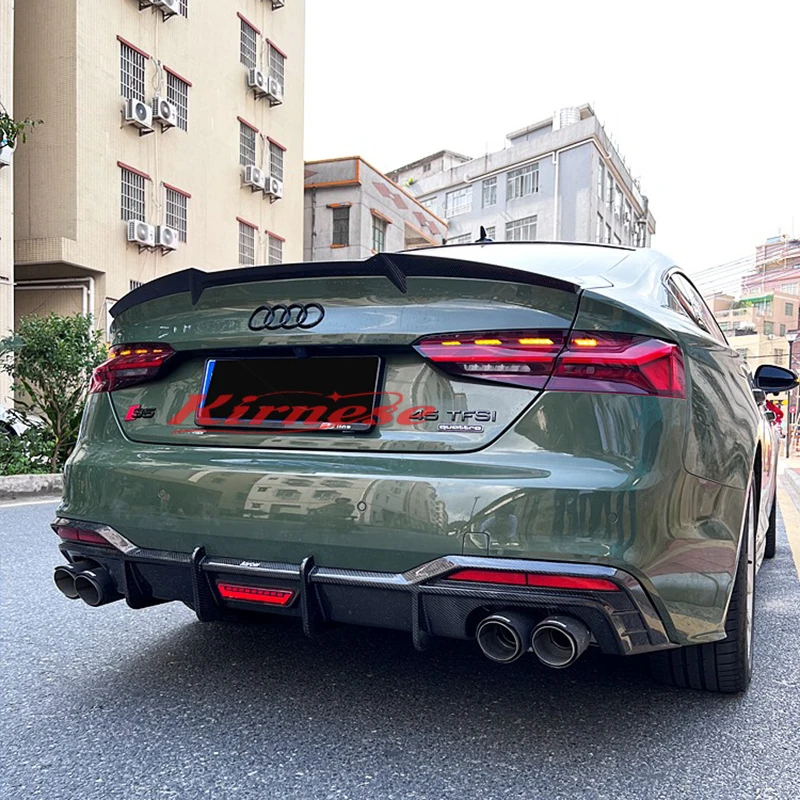 Alerón trasero de fibra de carbono para Audi A5/S5 S-Line B10 - imagen 2