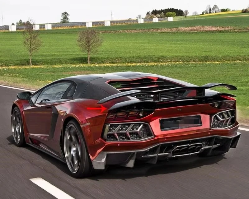 Alerón trasero fibra carbono para Lamborghini Aventador LP700 LP720 - imagen 2